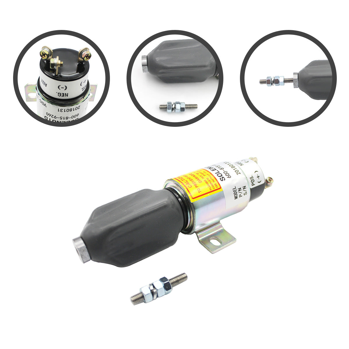 600-815-9260 Solenoid Valve Assembly for Komatsu PC138US-2 PC78US-6 - Sinocmp