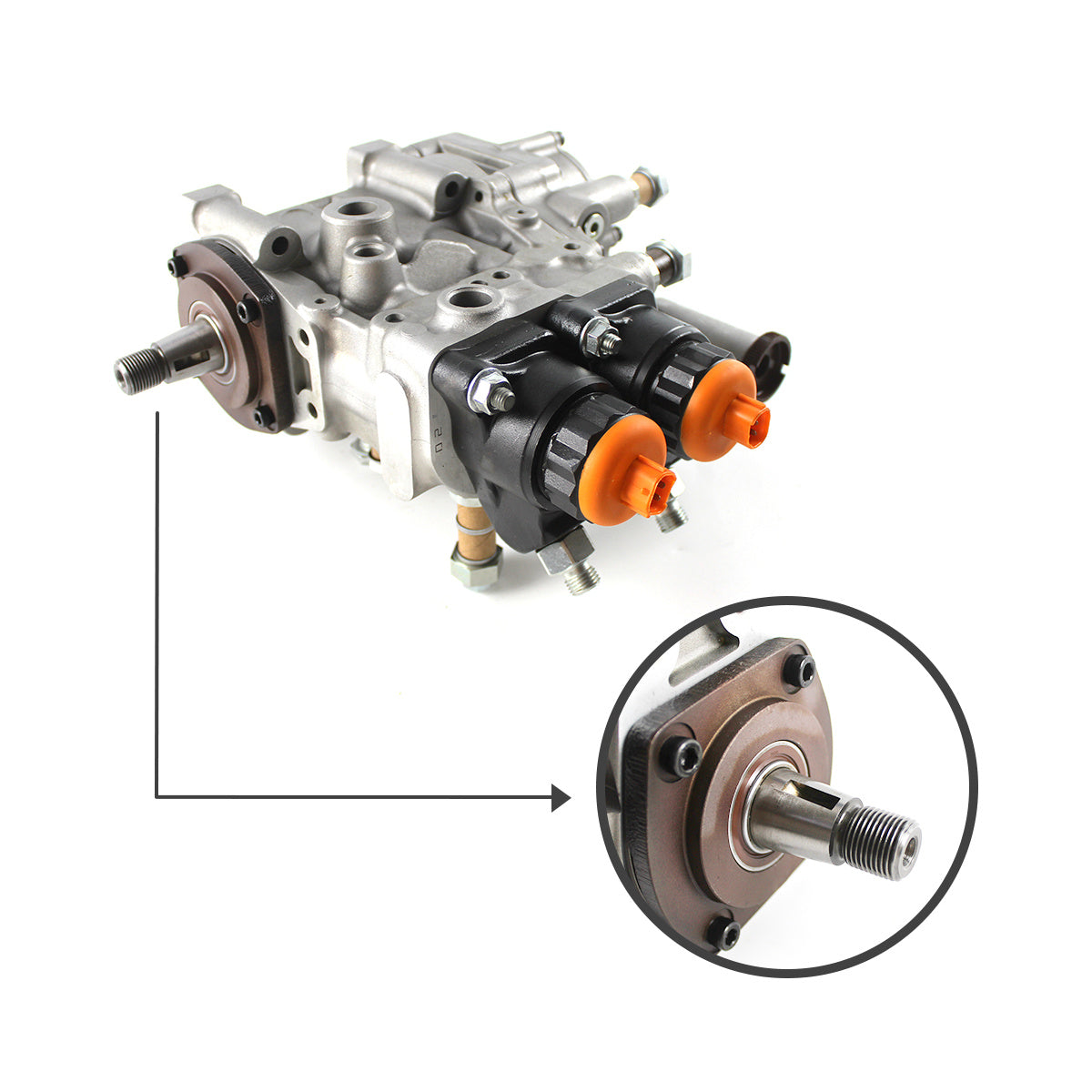 6156-71-1112 Fuel Injection Pump for Komatsu PC450-7 6D125 Engine - Sinocmp