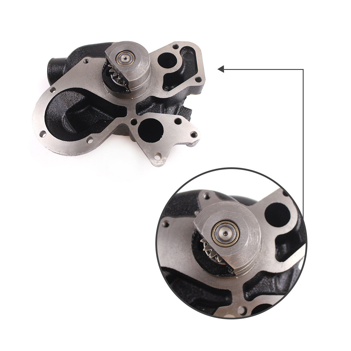 6672782 1PC Water Pump for Perkins 1004-40T - Sinocmp