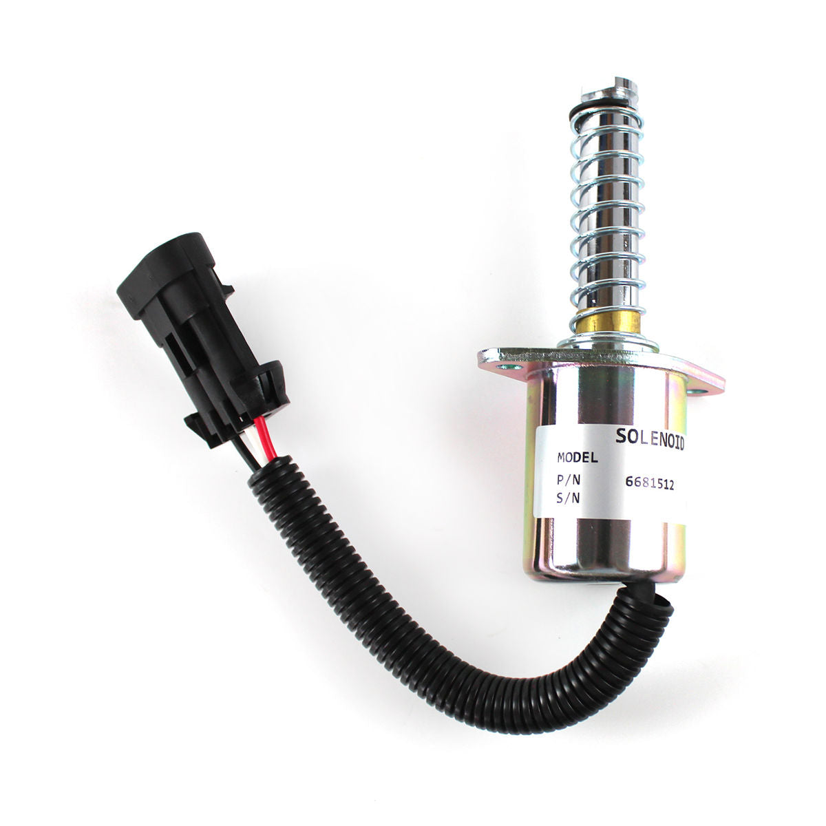 6681513 6681512 Shutoff Solenoid Valve for Kubota Bobcat Skid Steer S150 S160 S175 - Sinocmp