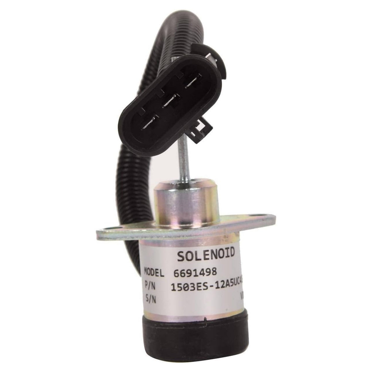 6691498 1503ES-12A5UC4S 1G925-60011 12V Shut Off Solenoid Stop Shutdown Solenoid for Bobcat S185 Skid Steer Kubota Engine - Sinocmp