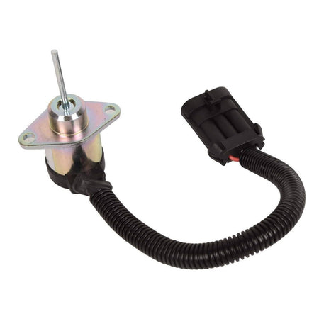 6691498 1503ES-12A5UC4S 1G925-60011 12V Shut Off Solenoid Stop Shutdown Solenoid for Bobcat S185 Skid Steer Kubota Engine - Sinocmp