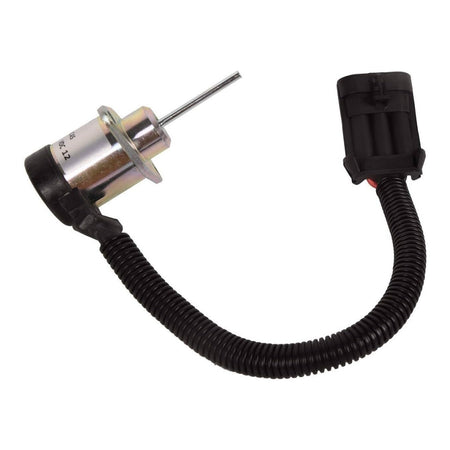 6691498 1503ES-12A5UC4S 1G925-60011 12V Shut Off Solenoid Stop Shutdown Solenoid for Bobcat S185 Skid Steer Kubota Engine - Sinocmp