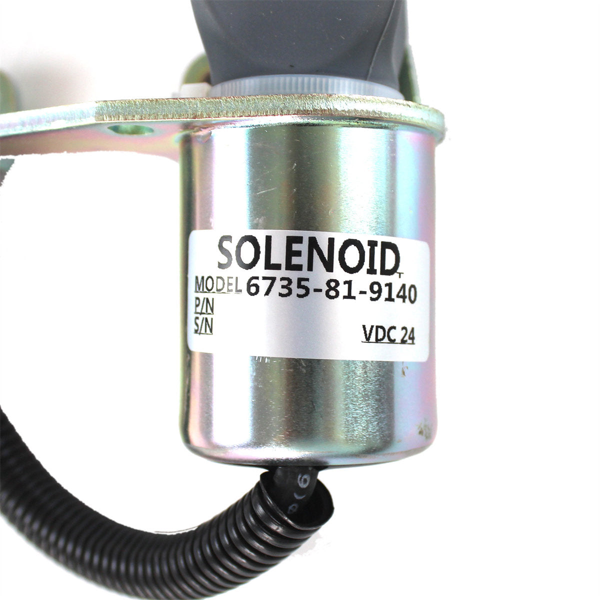 6735-81-9140 Shutdown Solenoid Valve for Cummins S6D102E SA6D102E Engine - Sinocmp