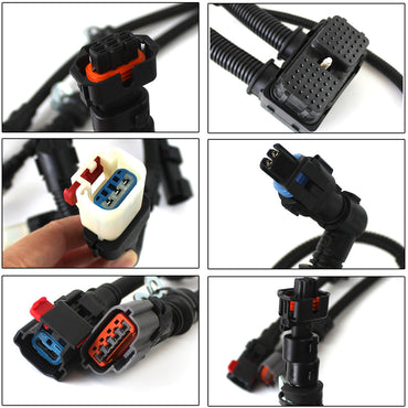 6754-81-9440 6754-81-9310 Chicote de fios do motor para escavadeira de motor Komatsu 6D107 PC200-8 PC210-8 PC200-8