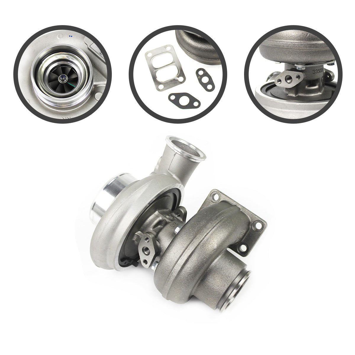 6754-81-8090 Turbocharger for Komatsu PC210-8 PC220-8 PC240-8 - Sinocmp