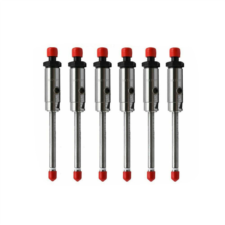 6PCS Fuel Injector Nozzle Assy 8N-7005 8N7005 for Caterpillar CAT 3304 3304B 3306 3306B - Sinocmp