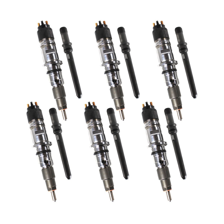 6PCS Diesel Fuel Injector With Tube 0445120050 for Dodge Ram 2500 3500 6.7L 2007-2012 - SINOCMP