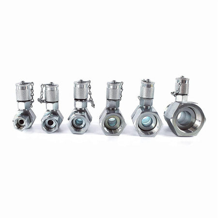 6PCS ORFS Hydraulic Swivel Run Tees, Test Coupling Set Tee Connector for Excavator - Sinocmp