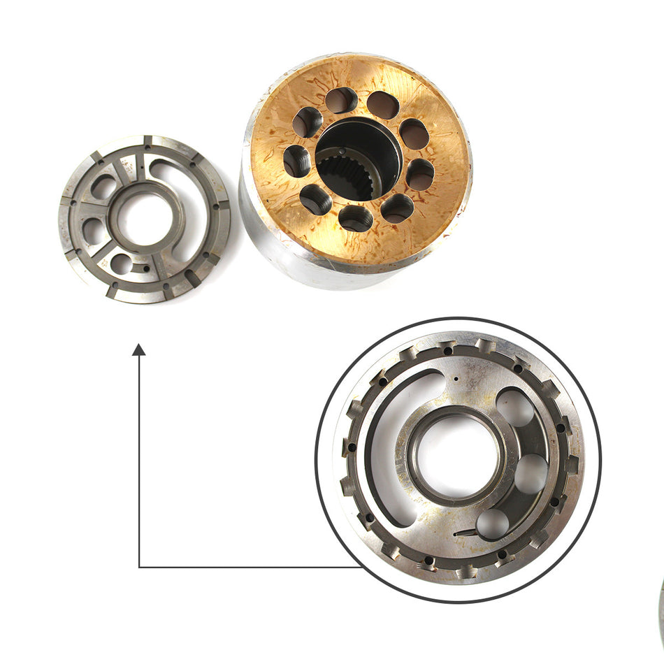 708-2L-06480 HPV95 Hydraulic Pump Cylinder Block R for Komatsu PC200-7 - Sinocmp