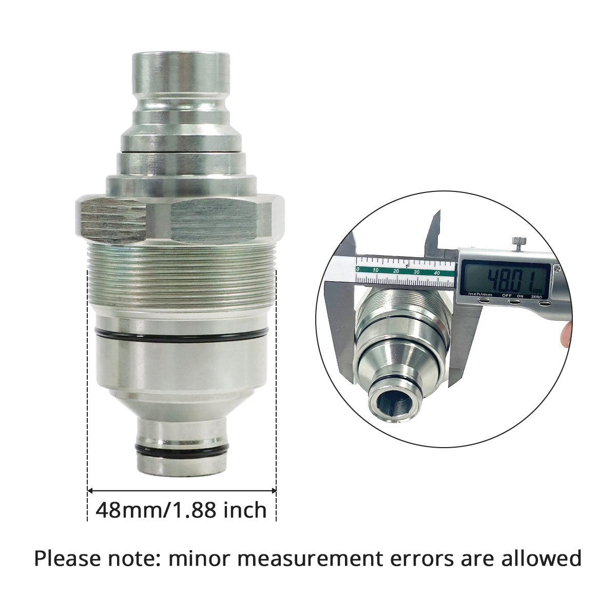 7246799 Hydraulic Male Flat Face Quick Connect Coupler for Bobcat T180 T190 T200 Excavator Loader - Sinocmp