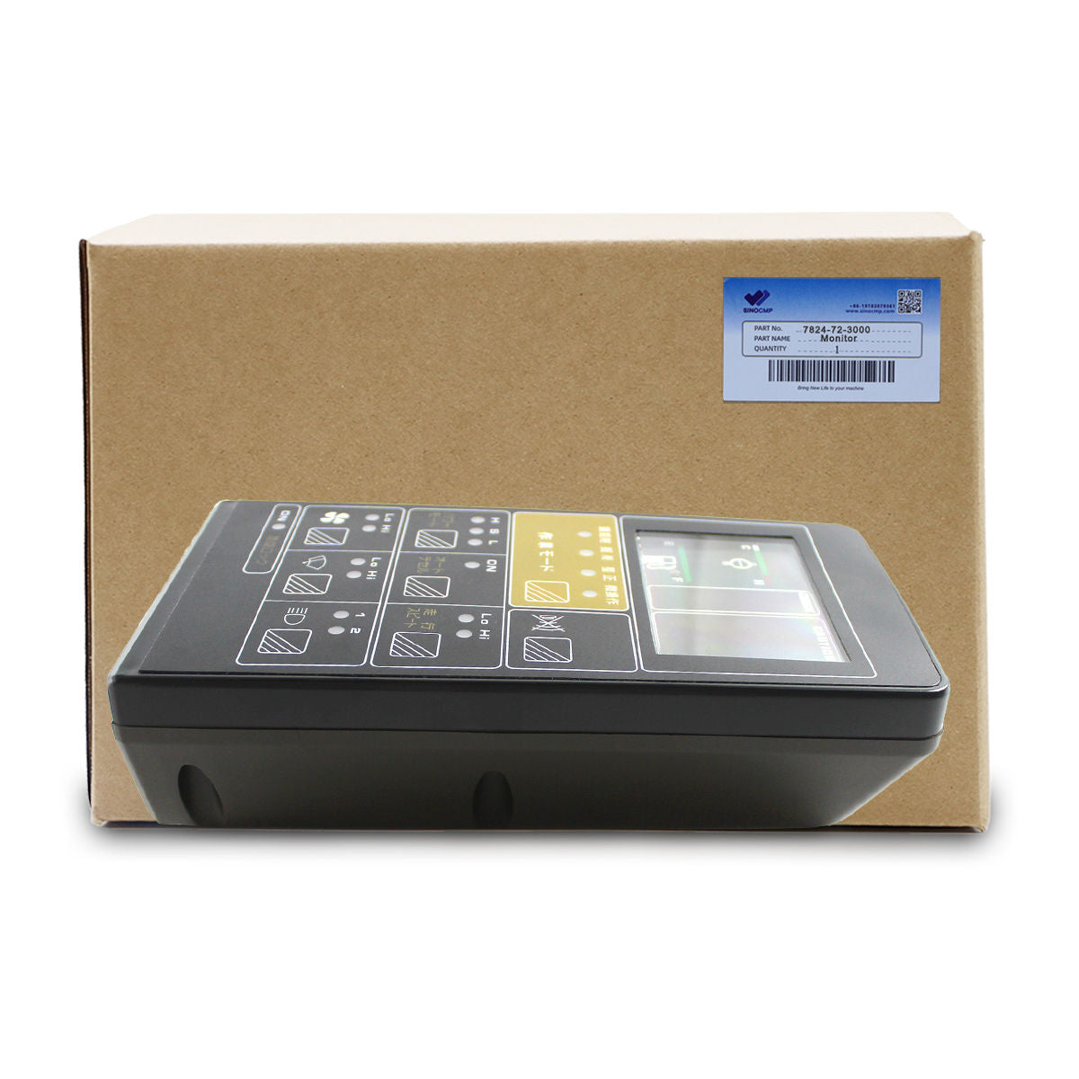 7824-72-3000 Monitor Display Panel for Komatsu PC200-5 PC220LC-5 - Sinocmp