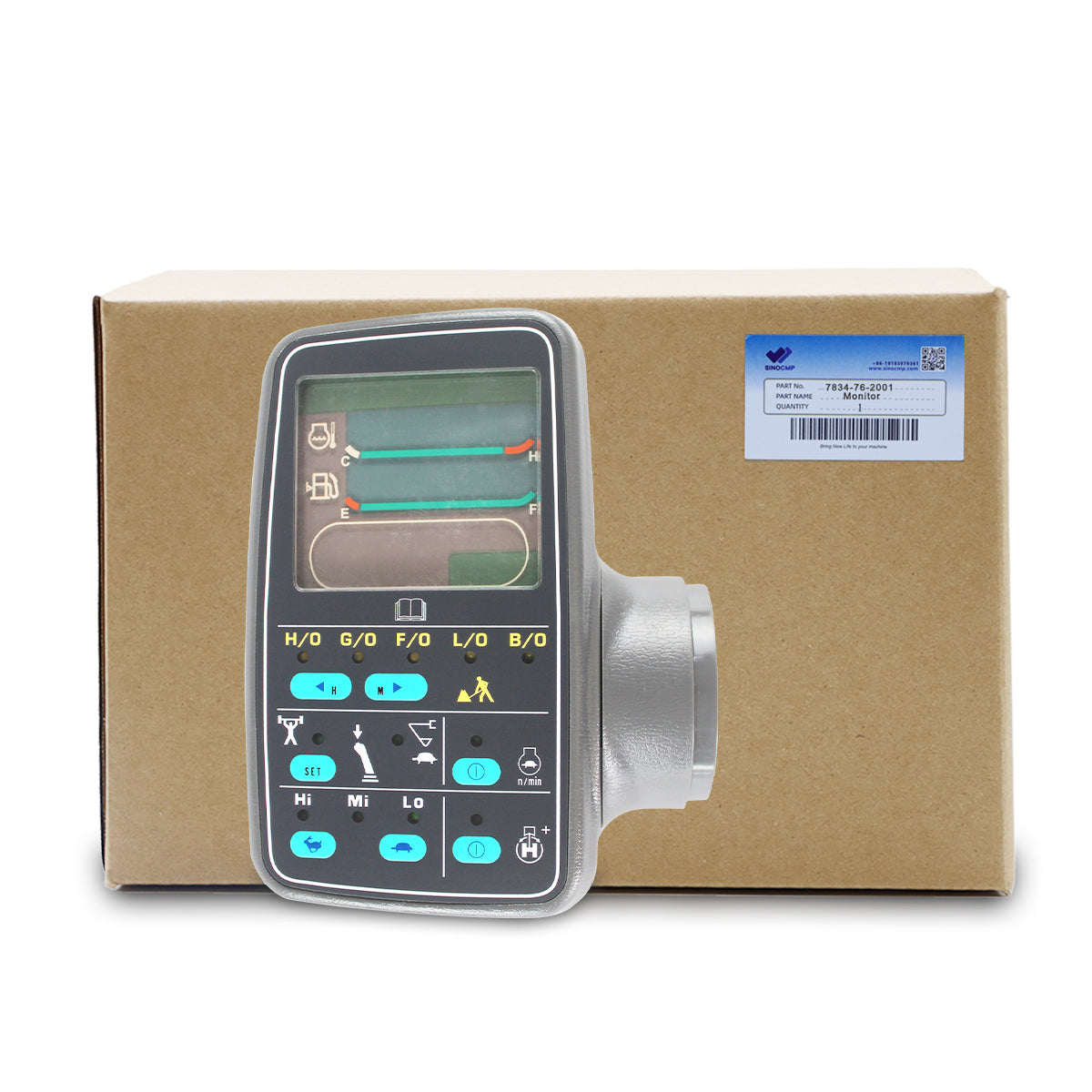 7834-76-2001 Monitor Display Panel for Komatsu PC100-6 PC130-6 PC120-6 - Sinocmp