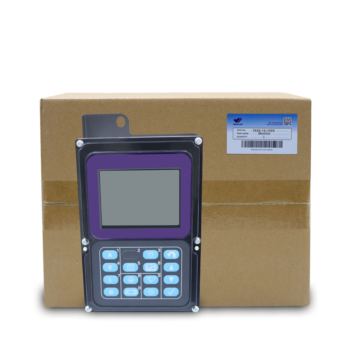 7835-12-1003 Monitor Display Panel for Komatsu PC200-7 PC210-7 PC250-7 - Sinocmp