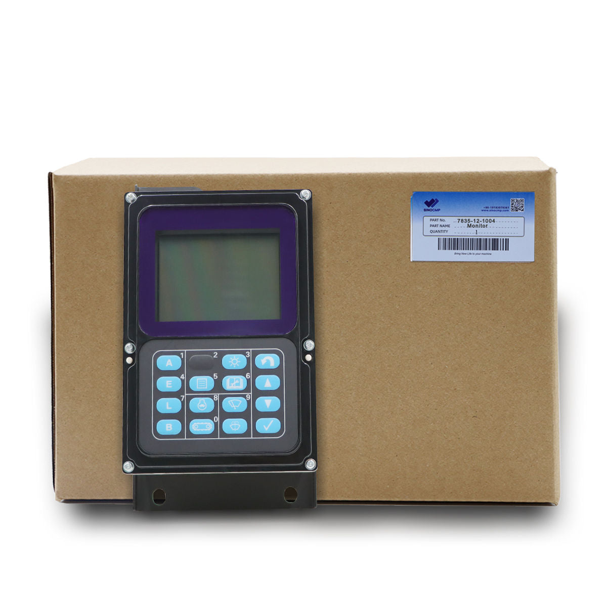 7835-12-1004 Monitor Display Panel for Komatsu PC200-7 PC210-7 PC220-7 PC340-7 - Sinocmp
