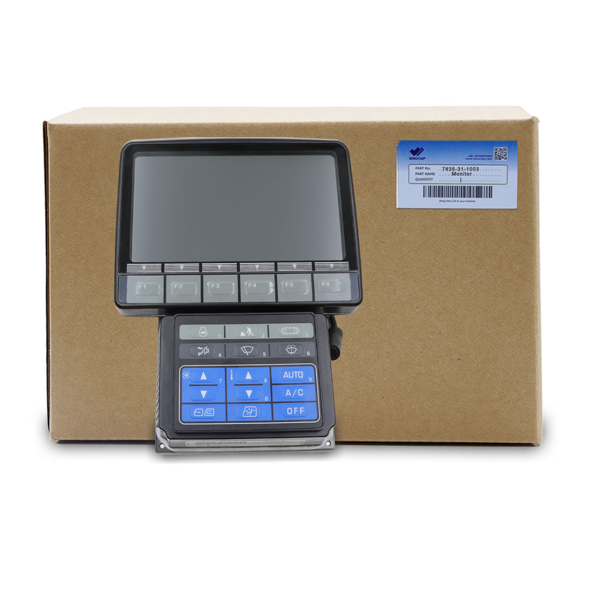 7835-31-1003 Monitor Display Panel for Komatsu Excavator PC200-8 PC210-8 PC220-8 - Sinocmp