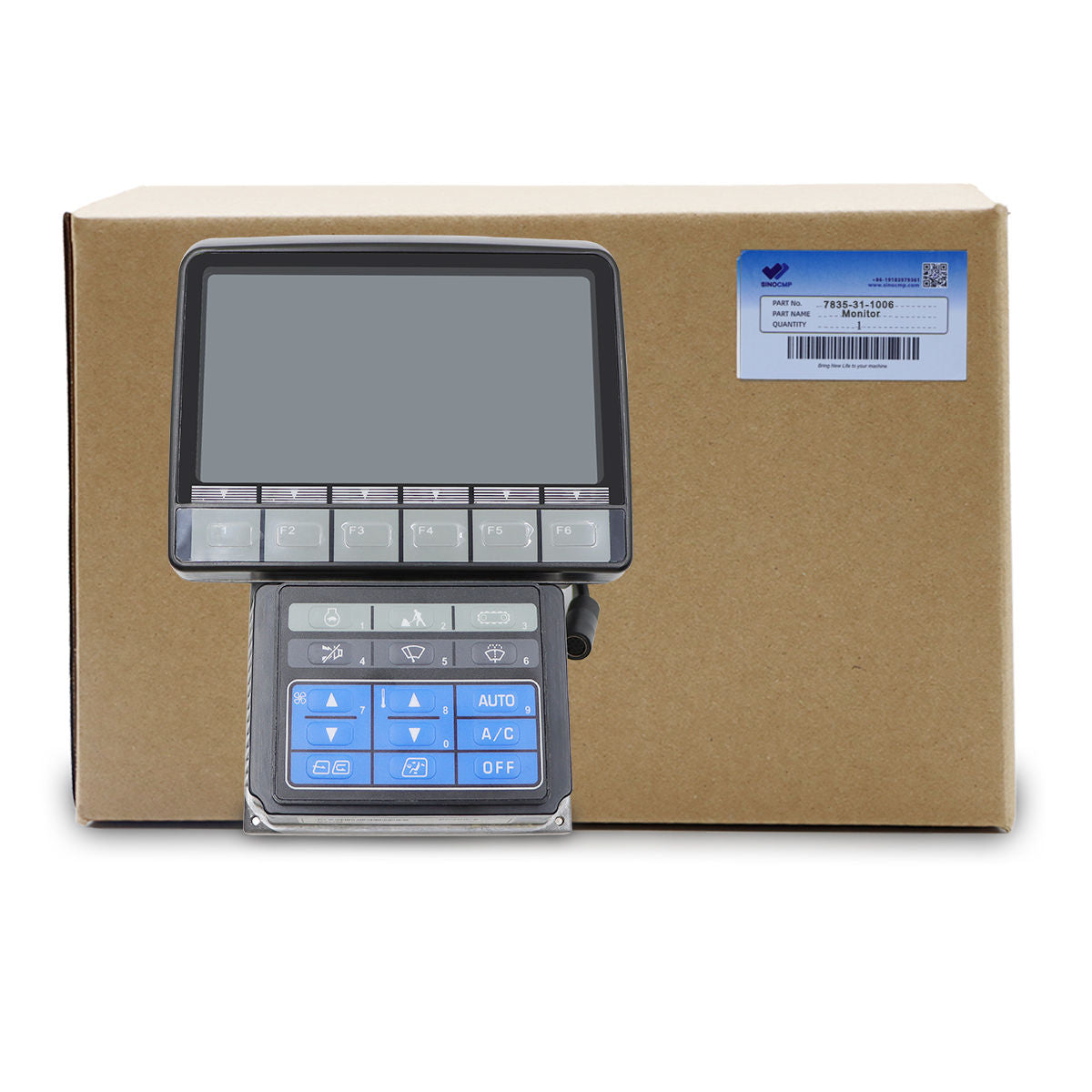 7835-31-1006 Monitor for Komatsu Excavator PC200-8 PC210-8 PC220-8 PC230-8 - Sinocmp