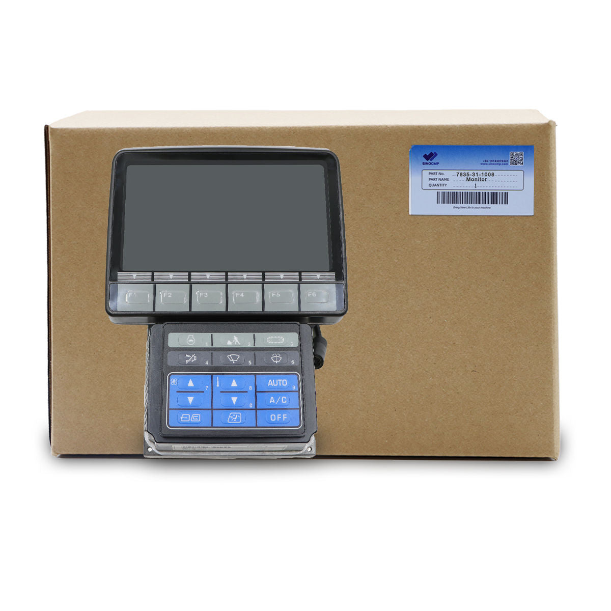 7835-31-1008 Monitor for Komatsu Excavator PC200-8 PC220-8 PC270-8 PC290NLC-8 - Sinocmp