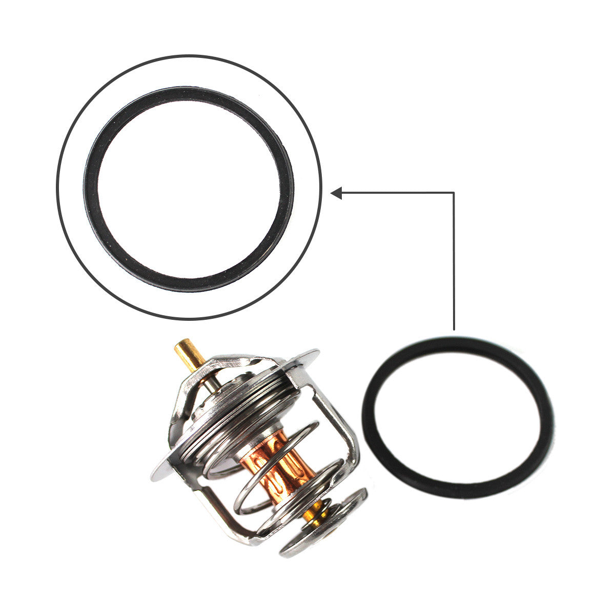 8-97602393-1 8-97602048-2 2 PCS Thermostat for Hitachi ZX330 ZX330-3 - Sinocmp