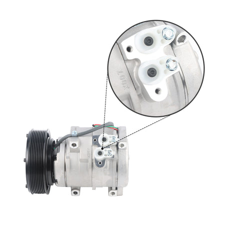 8PK Air Conditioning A/C Compressor 24V 305-0325 for CAT Caterpillar Excavator 324D