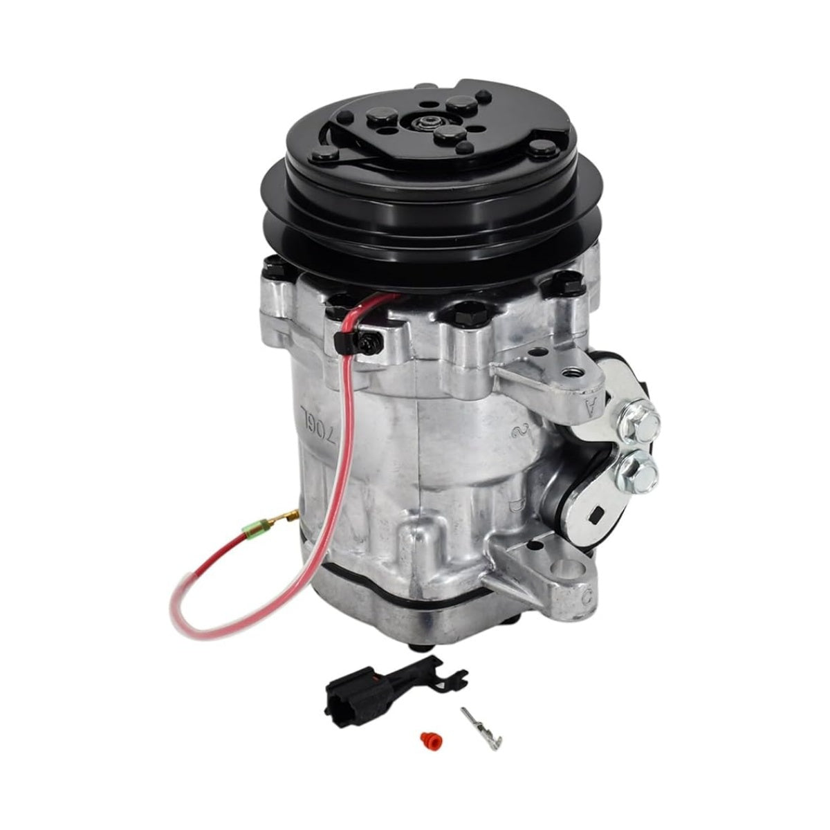A/C Compressor KHR3536 4615804 22L-979-2200 22L-979-2211 for John Deere Komatsu Hitachi Excavators - Sinocmp