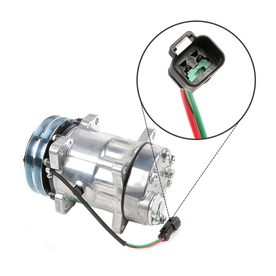 SD7H15 A/C Compressor 14649606 15082742 for Volvo Excavators Loaders - Sinocmp