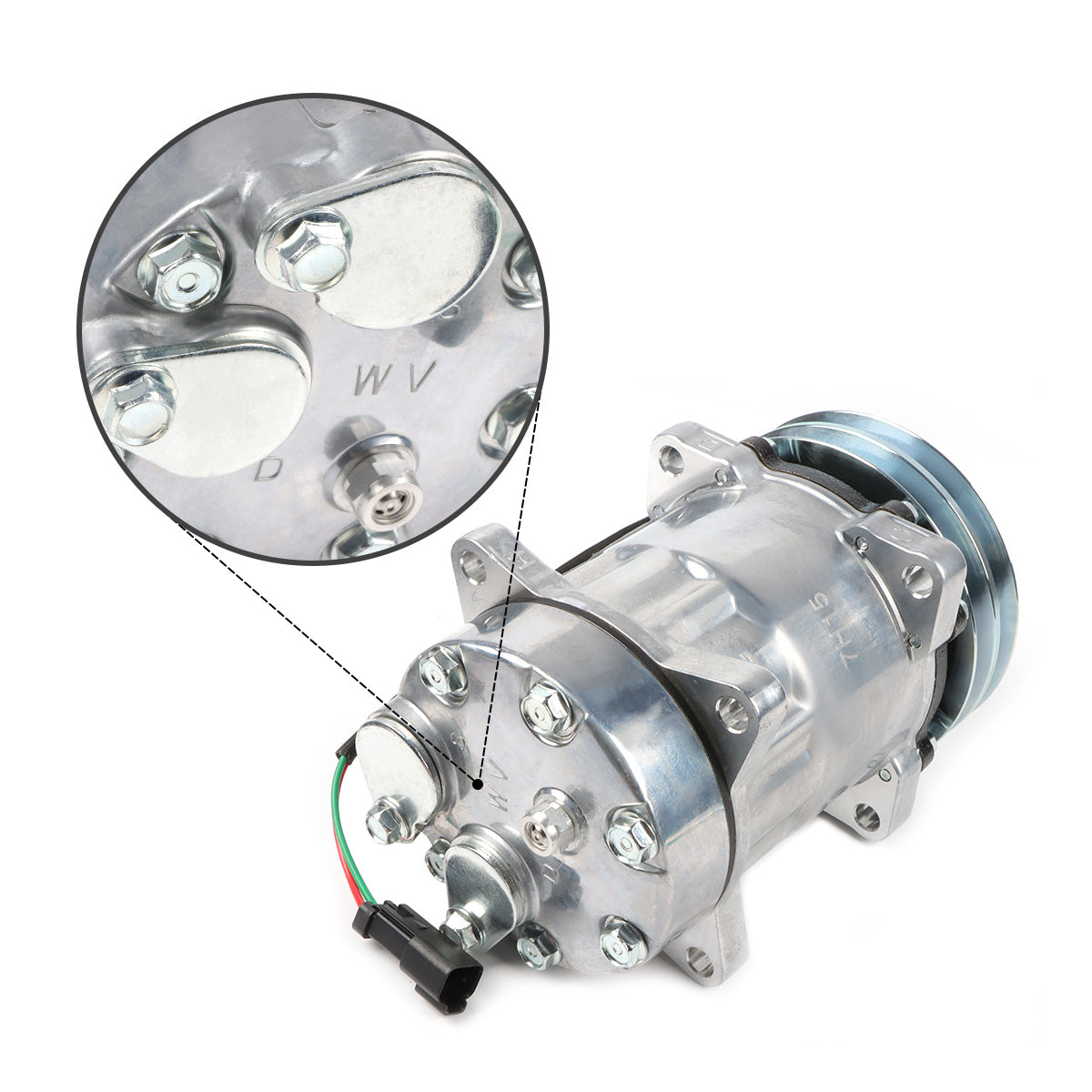 SD7H15 A/C Compressor 14649606 15082742 for Volvo Excavators Loaders - Sinocmp