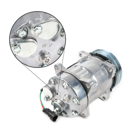 SD7H15 A/C Compressor 14649606 15082742 for Volvo Excavators Loaders - Sinocmp
