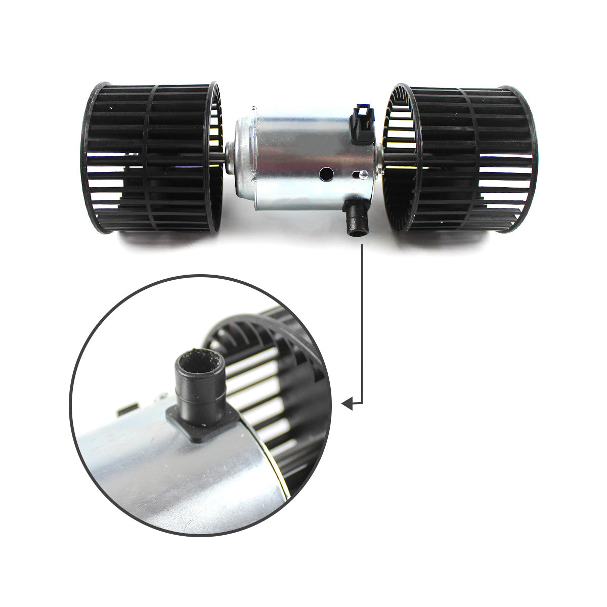 Y-SSMZ113-12 Blower Motor for Hitachi Excavator ZAX70 ZX70 ZX60 ZX80 - Sinocmp