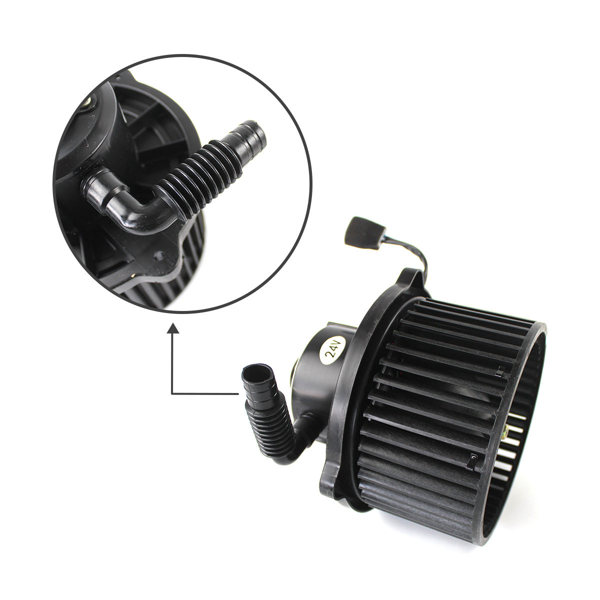 11N6-90700 Blower Motor for Hyundai Excavator R215-7 R210-7 R-7 - Sinocmp