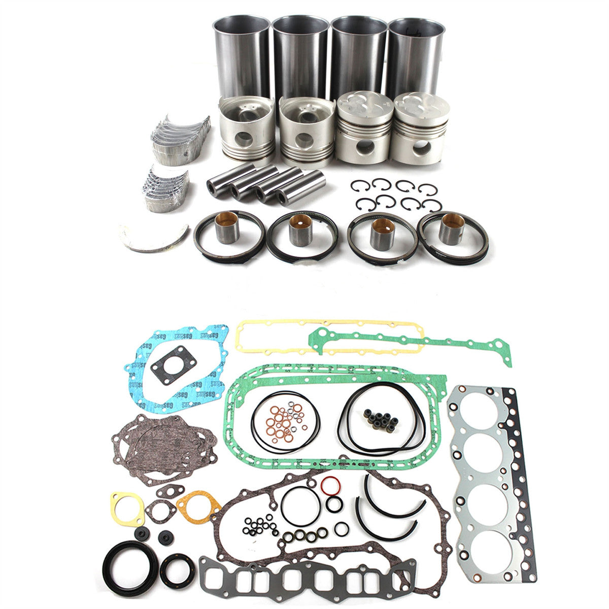 C240 C240PKJ C240PKG Engine Rebuild Kit for Isuzu TCM Komatsu Forklift - Sinocmp