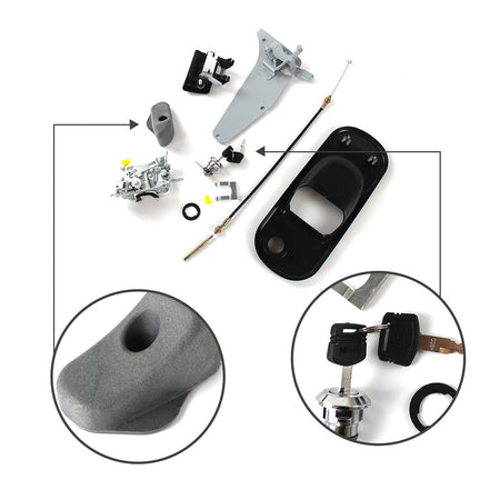 Cab Door Lock Assy for Hitachi Excavator ZX100 ZX120 ZX200 ZX300 - Sinocmp