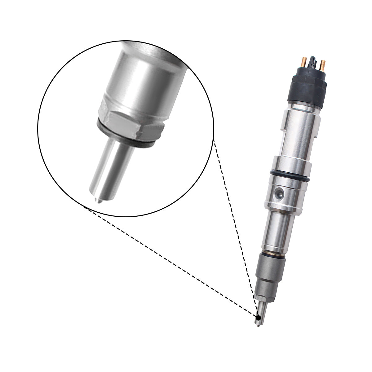 Common Rail Fuel Injector 0445120415 for Heavy Trucks Man MC13 Bosch - Sinocmp