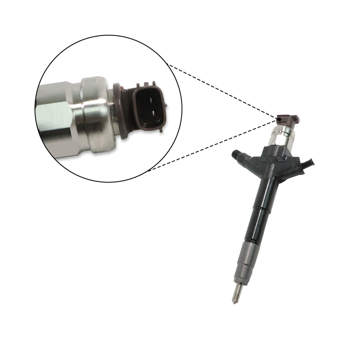 Common Rail Fuel Injector 295050-1060 166003XN0A for Denso Nissan YD25 Engine Navara Pathfinder NP300 2.5 D - Sinocmp
