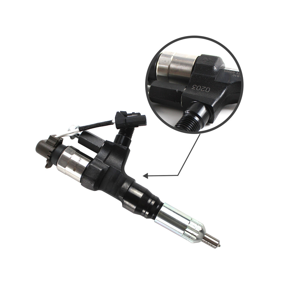 095000-6811 Common Rail Fuel Diesel Injector for Hino J08E Engine - Sinocmp