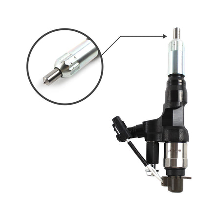 VH23670E0012 VH23670E0520 Fuel Injector for Kobelco SK350-8 Hino J08E Engine - Sinocmp