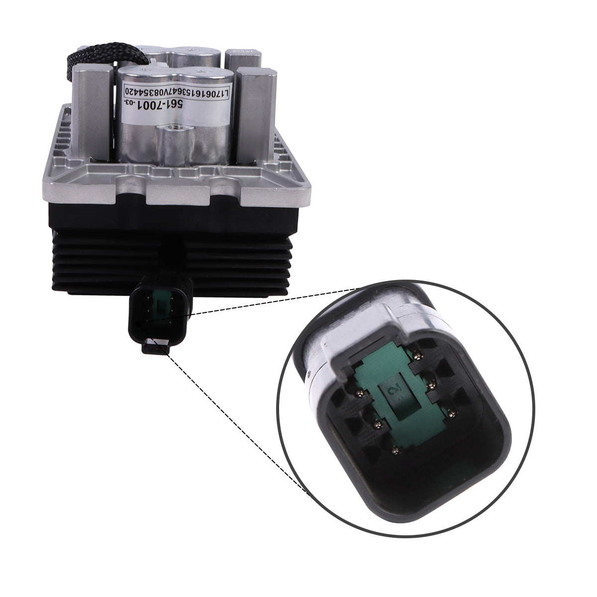 Control GP-Pedal Valve 561-7001 5617001 - Plug Detail