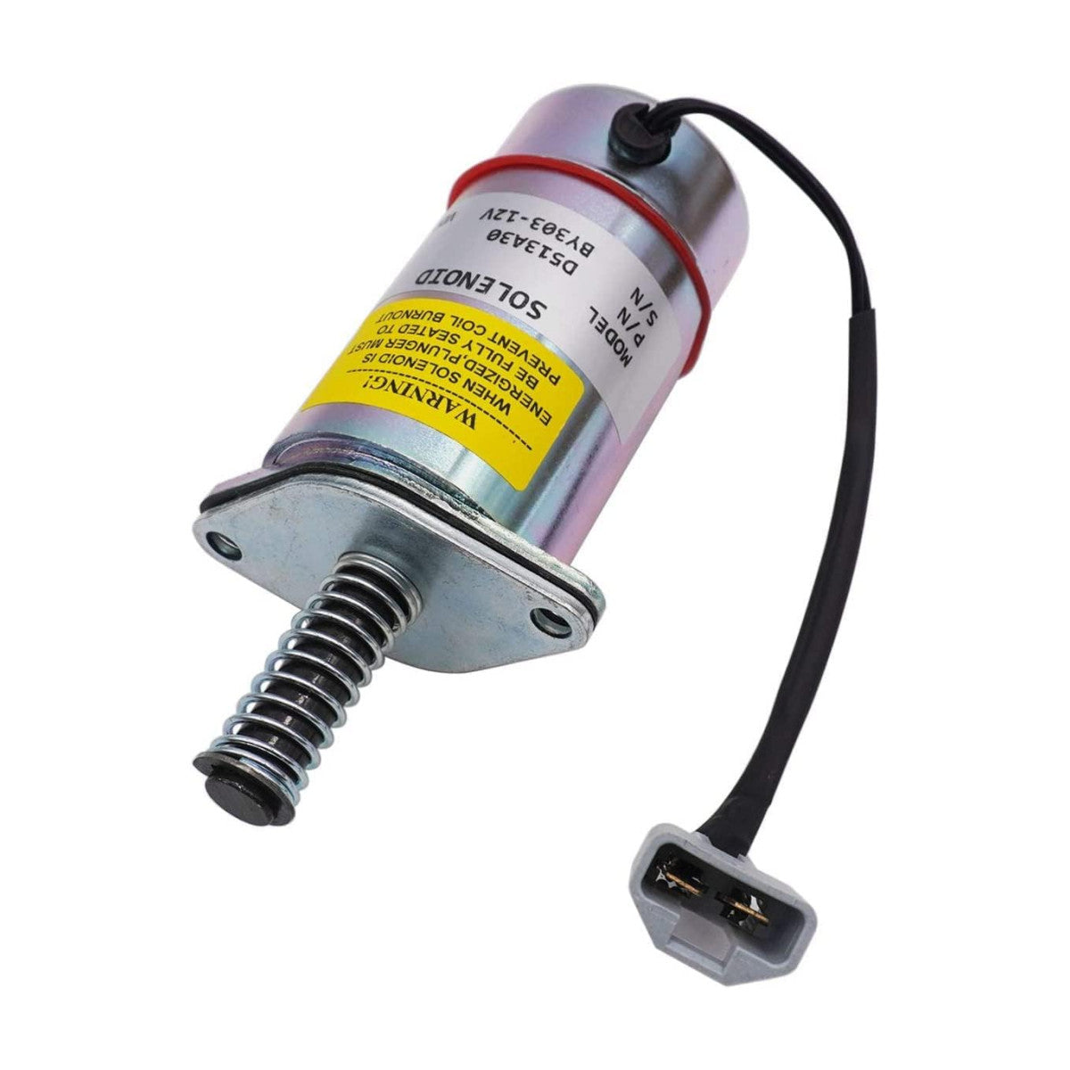 D513-A30 161737-12 8923206 12V Heavy Duty Fuel Solenoid for 8.2L Diesel Engine - Sinocmp