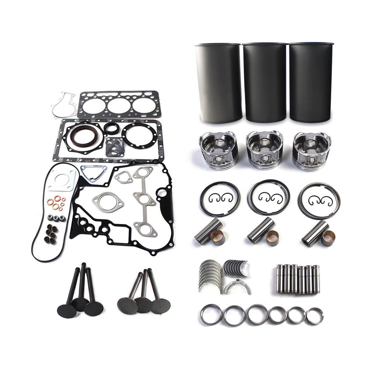 D902 D902E Engine Rebuild Kit for Kubota KX41-3 Excavator RTV900 Utility Vehicle - Sinocmp