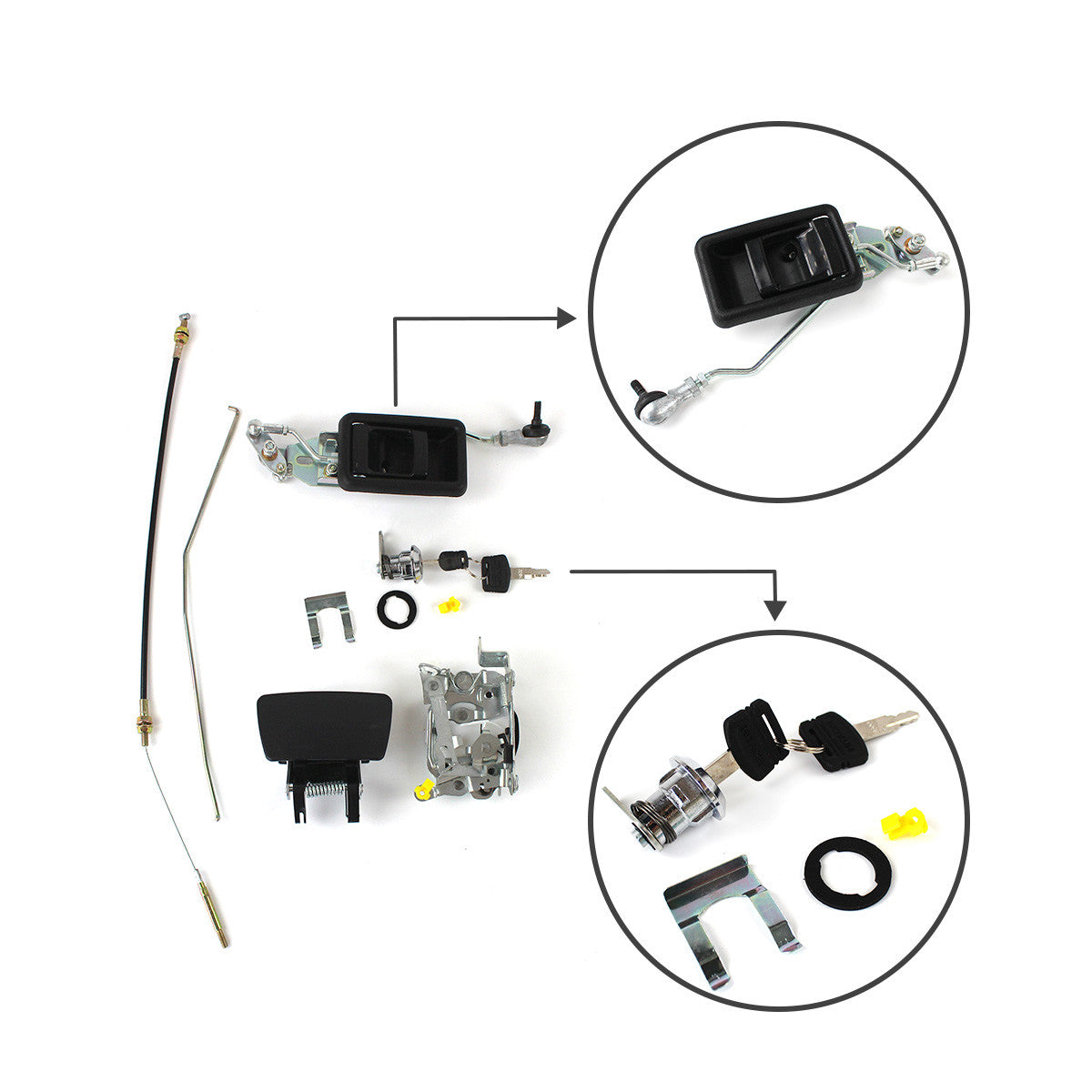 Door Lock for Hitachi EX200-5 EX120-5 - Sinocmp