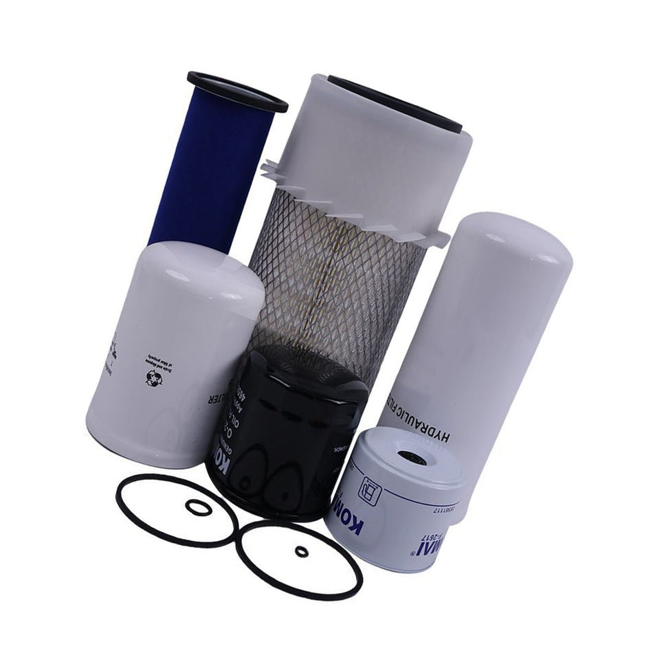 Filter Maintenance Kit for Isuzu Engine 4JB1 Bobcat Skid Steer Loader 843 843B - Sinocmp