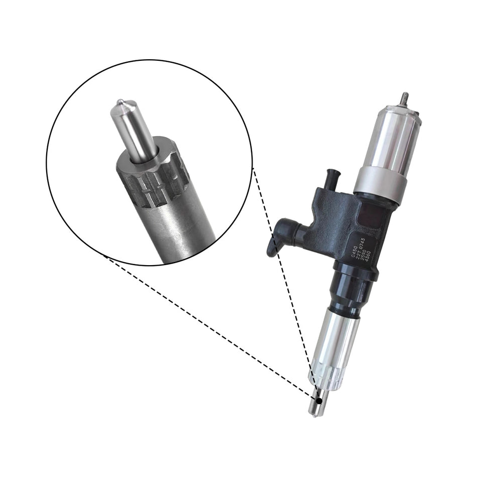 Fuel Injector 095000-0450 for Isuzu 6HK1 Diesel Engine - Sinocmp