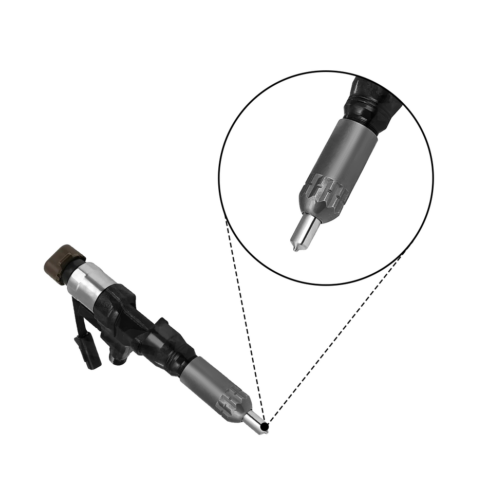 Fuel Injector 2005-2017 095000-6590 095000-6591 for Hino 268 7.7L - SINOCMP