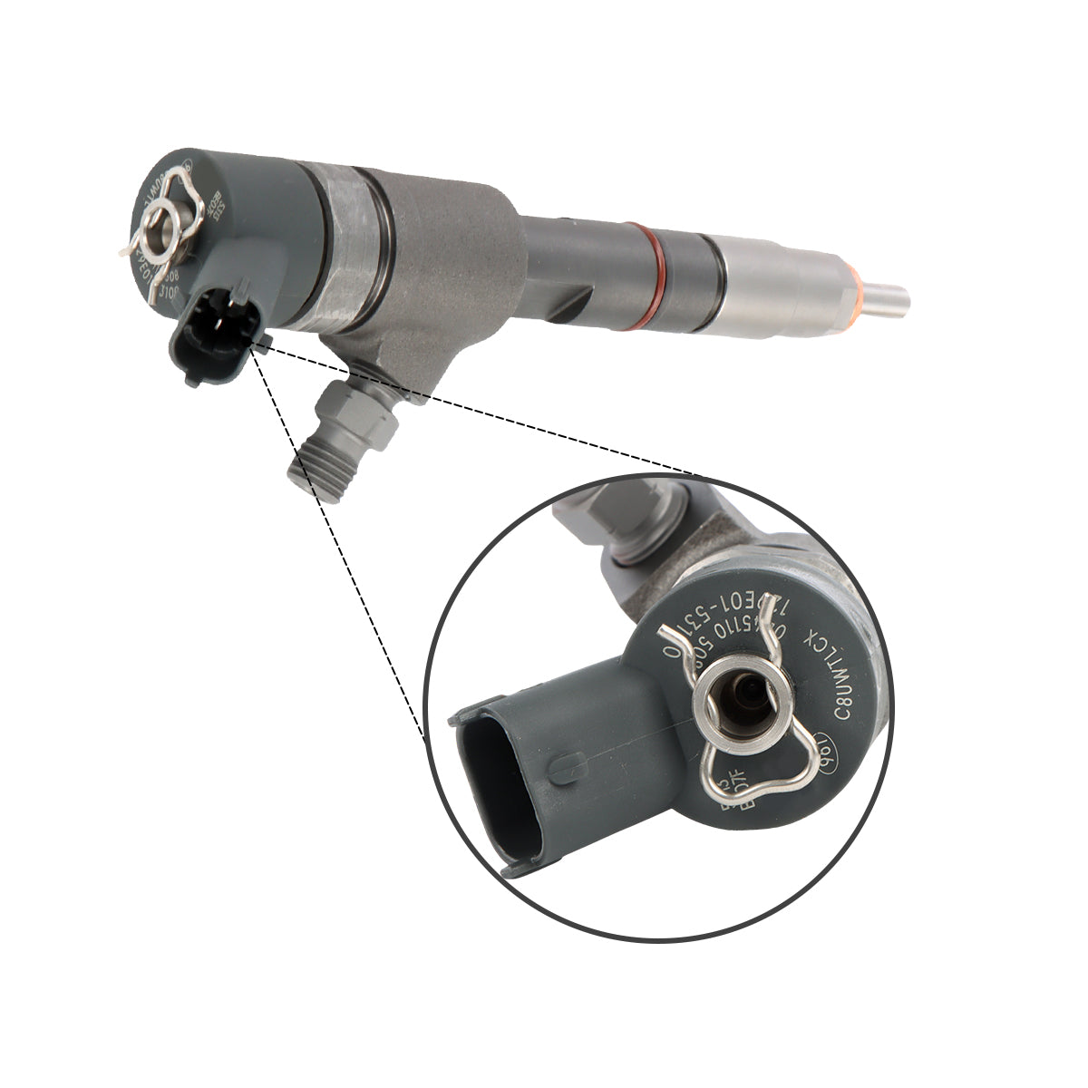 Fuel Injector 50250502 129E01-53100 0445110508 for Yanmar engines 4TNV98CT - Sinocmp