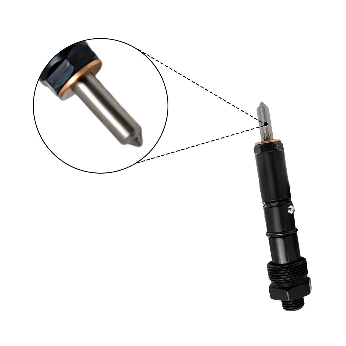 Fuel Injector 6738-11-3090 for Komatsu PC200-7 Excavator 4D102 6D102 Engine - SINOCMP