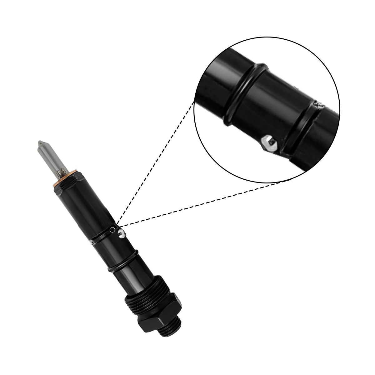 Fuel Injector 6738-11-3090 for Komatsu PC200-7 Excavator 4D102 6D102 Engine - SINOCMP