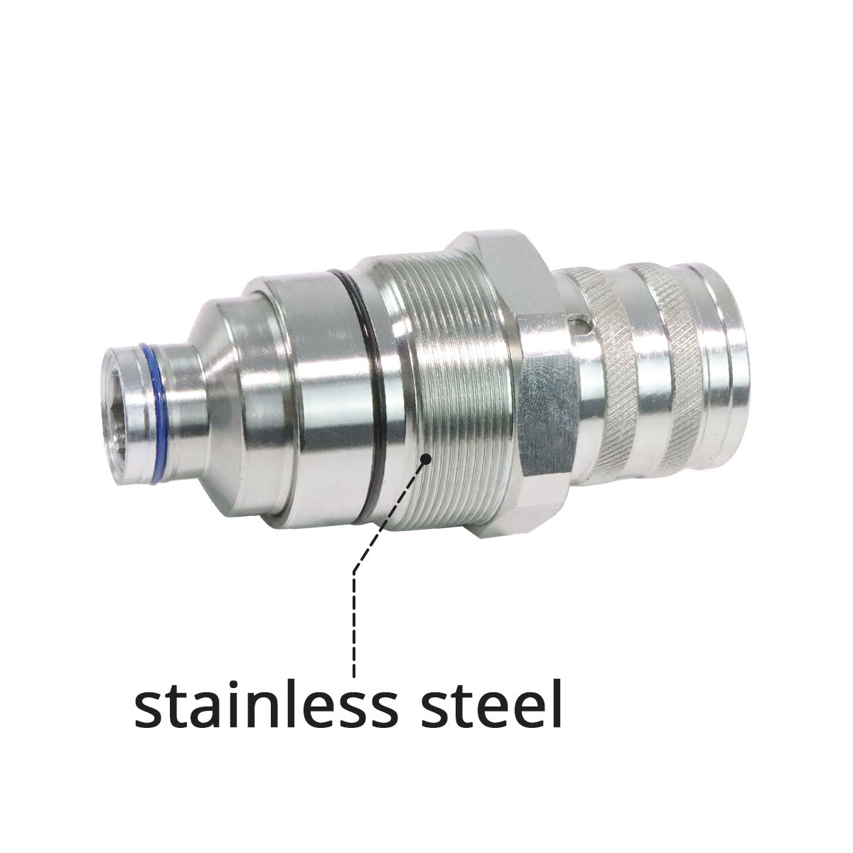 Hydraulic Female Flat Face Quick-Connect Coupler AT406475 for John Deere 320E 323E 328E 326E 329E 332E 318E 333E 319E - Sinocmp