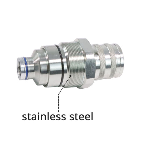 Hydraulic Female Flat Face Quick-Connect Coupler AT406475 for John Deere 320E 323E 328E 326E 329E 332E 318E 333E 319E - Sinocmp