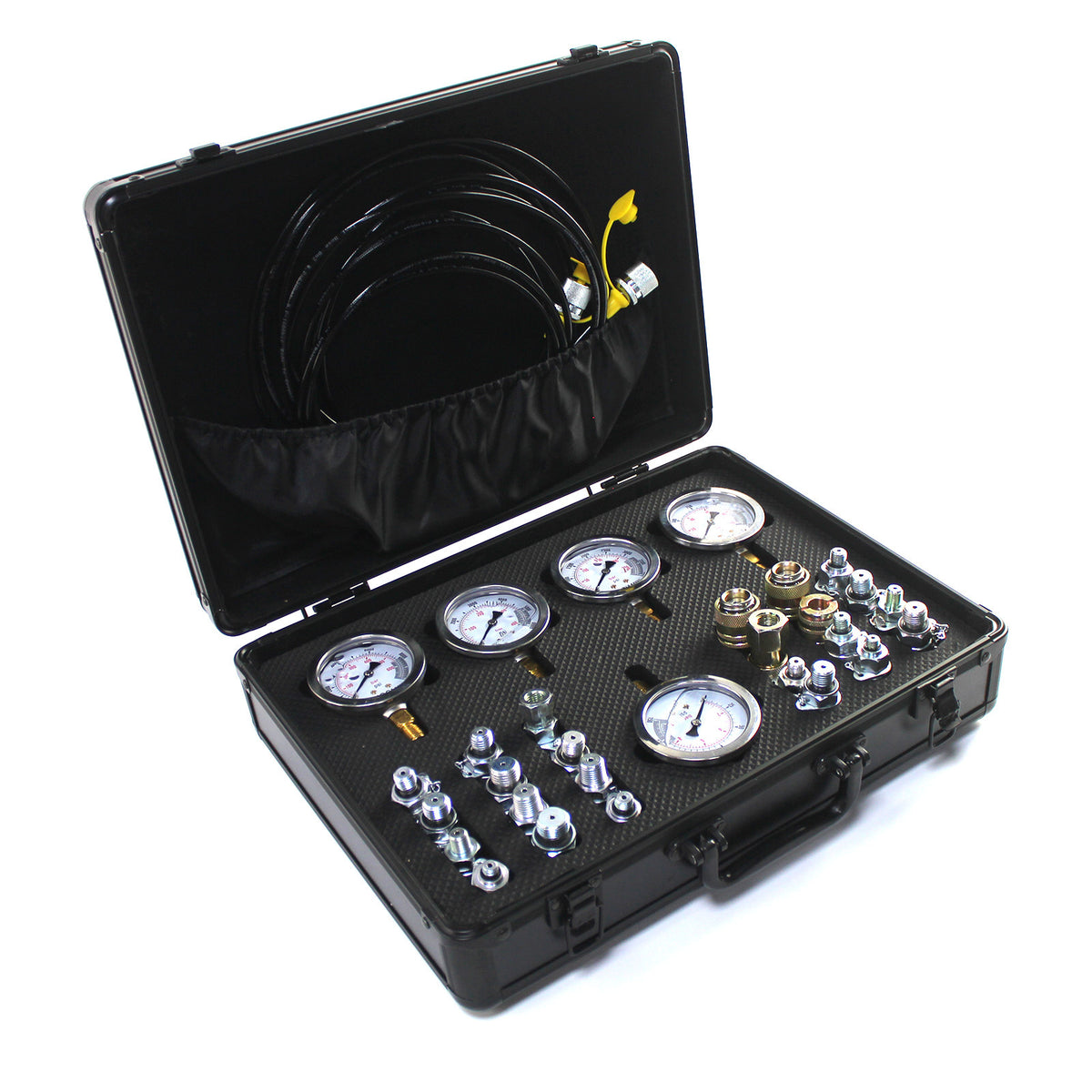 5 Gauges 1/10/25/40/60Mpa Single Layer Hydraulic Pressure Test Kits - Sinocmp