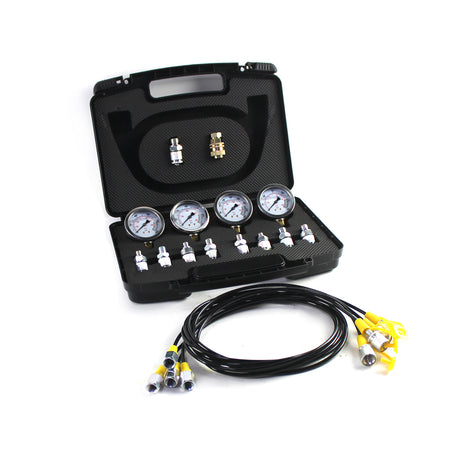 4 Gauges 10/25/40/60Mpa Hydraulic Pressure Test Kit for Excavators - Sinocmp